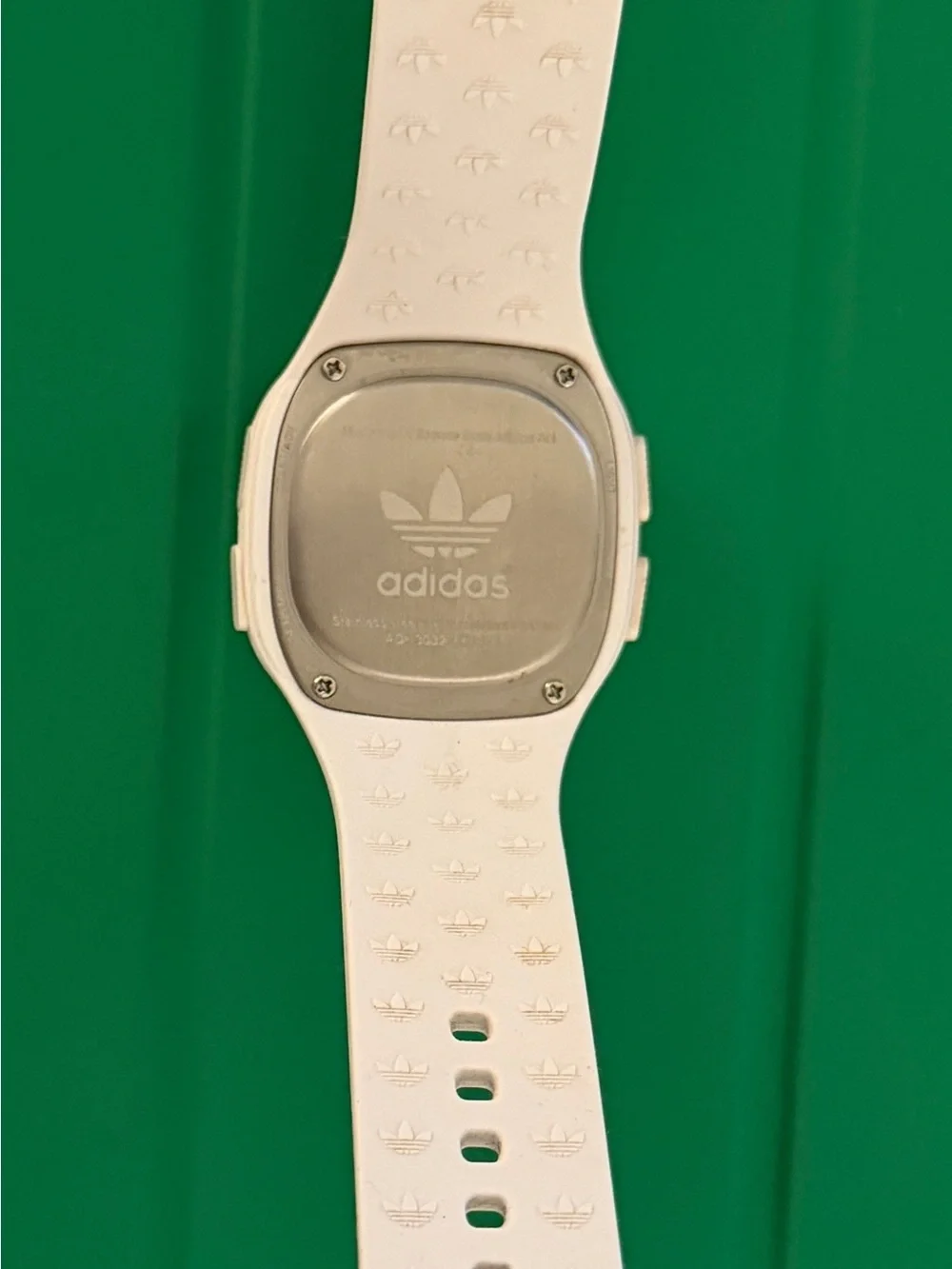 adidas Denver Women’s & Mens Silicon Watch with Trefoil Accent